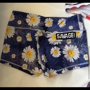 Savage barbell shorts size small.